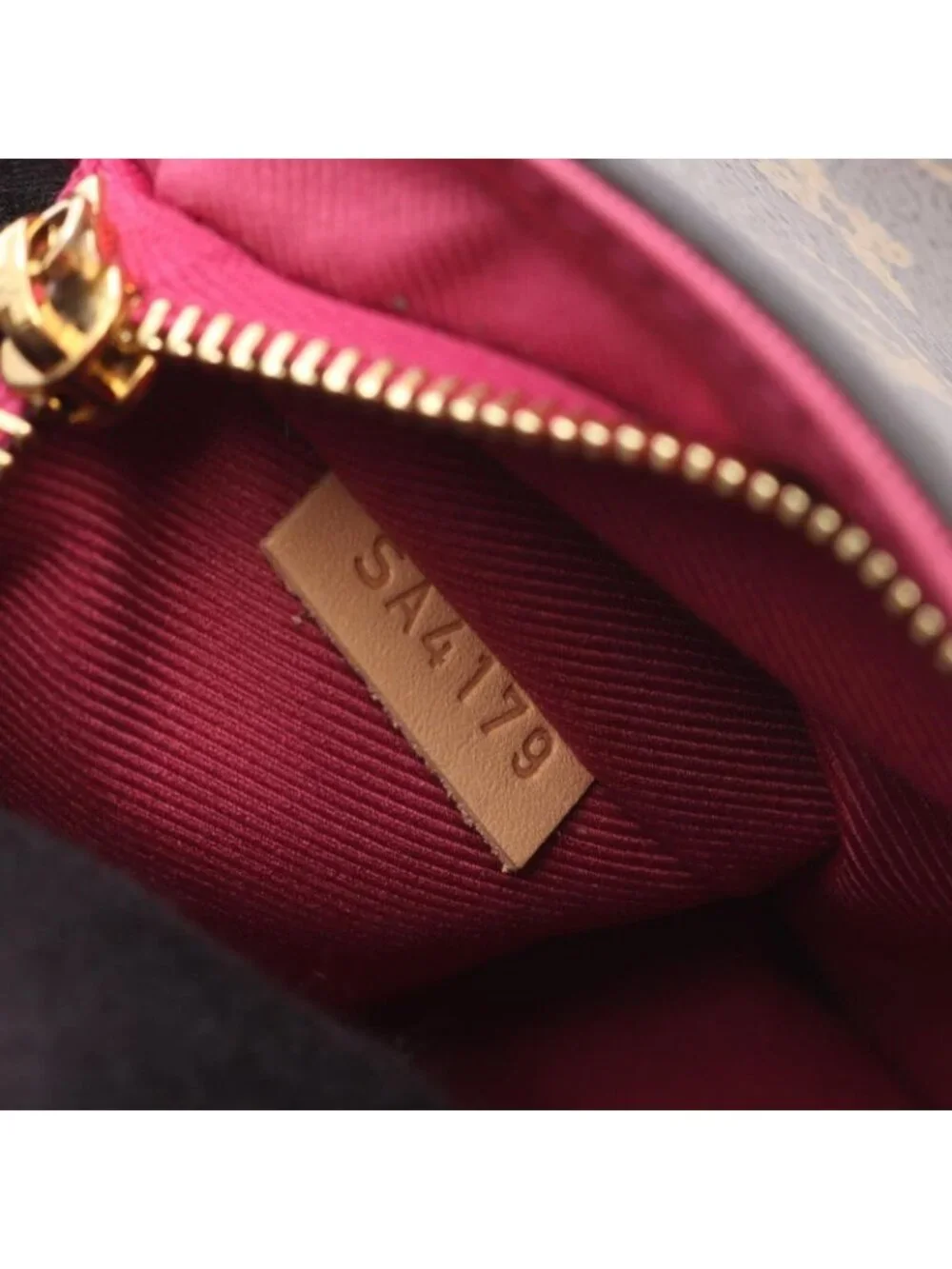 ★SOLD★ Louis Vuitton Handbag Cluny BB 2-Way Rose Canvas Leather - Picture 5 of 12